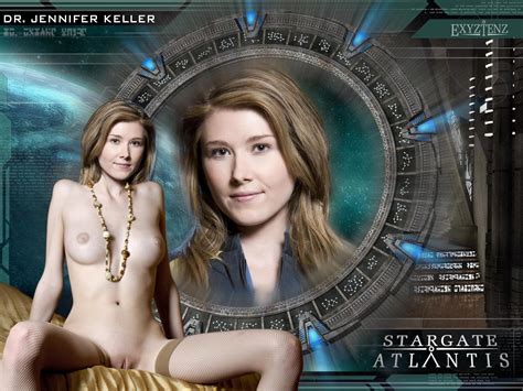 Post Exyztenz Fakes Jennifer Keller Jewel Staite Stargate Stargate Atlantis
