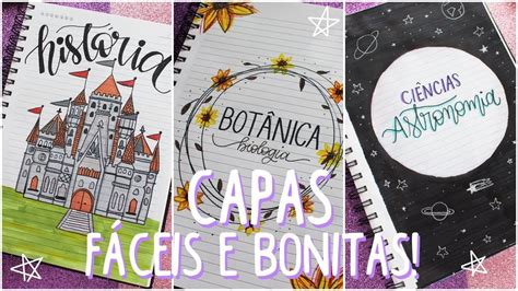 Ideias Bonitas Para Capas De MatÉrias Escolares Capas Para Caderno