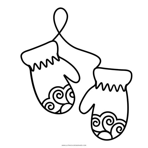 mitten coloring sheet printable mitten templates for your winter art crafts