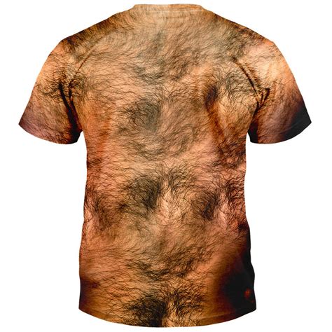 Hairy Chest T Shirt Mens Rave T Shirtsmens Rave Outfits Men Rave
