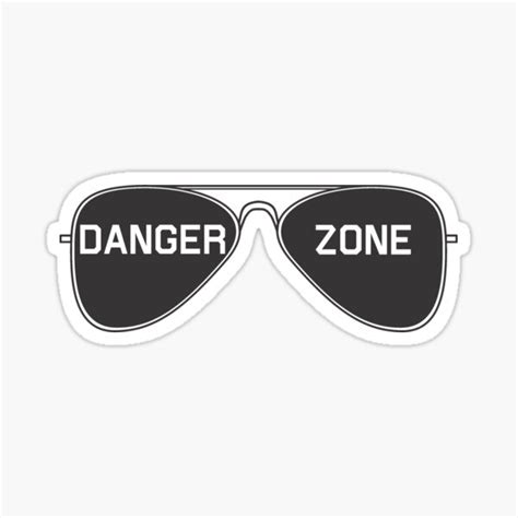 Danger Zone Sticker For Sale By Jpatten Redbubble