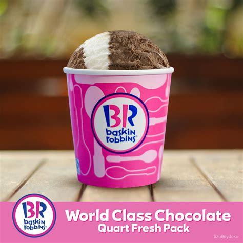 Baskin Robbins World Class Chocolate Quart Fresh Pack Shopee Philippines