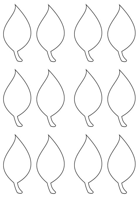 Free Printable Tree Template With Leaves
