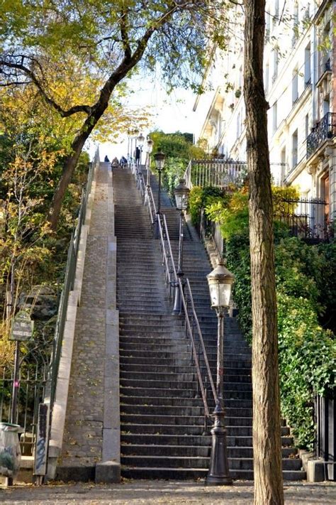 Stairs At Montmartre To Reach The Sacre Coeur