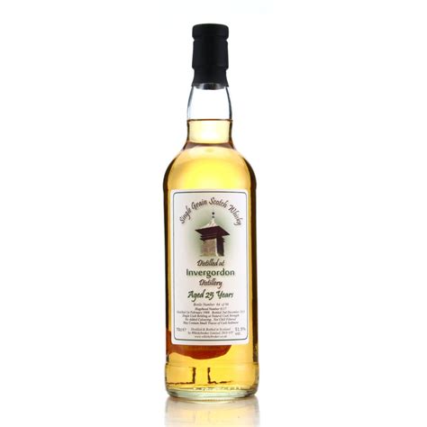 Invergordon 1988 Whiskybroker Single Cask 25 Year Old Whisky Auctioneer