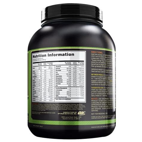 Buy Optimum Nutrition On Serious Mass Weight Gainer