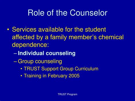 Ppt Defining The Role Of The Counselor Counseling Techniques And