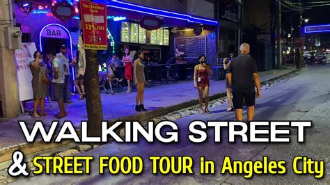 WALKING STREET TOUR FILIPINO STREET FOOD In Balibago ANGELES CITY