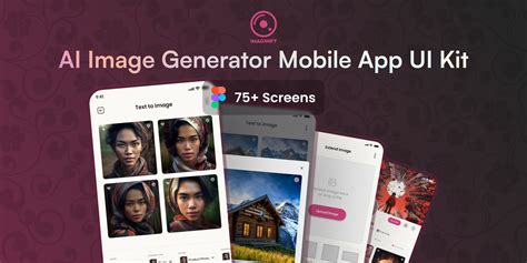 Imaginify Ai Image Generator Mobile App Ui Kit Figma Community