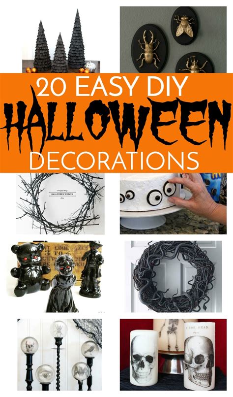 Easy Diy Halloween Decorations For Your Room Crows Bats - The Art of Images