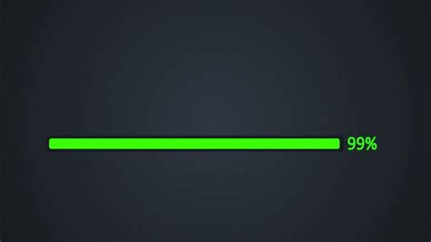 Green Loading Bar Animation From 0 100 Loading Luxury Background