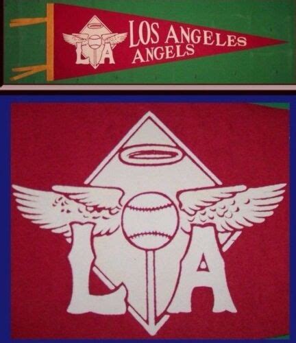 Vintage Los Angeles Angels Baseball Pennant Sharp Ebay