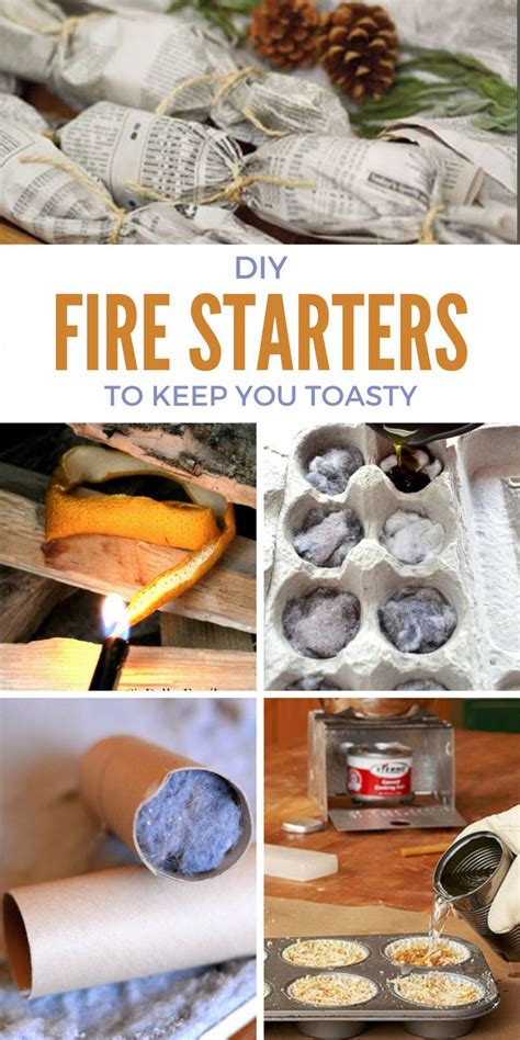 17 Homemade Diy Fire Starters You Can Make That Actually Work Fire