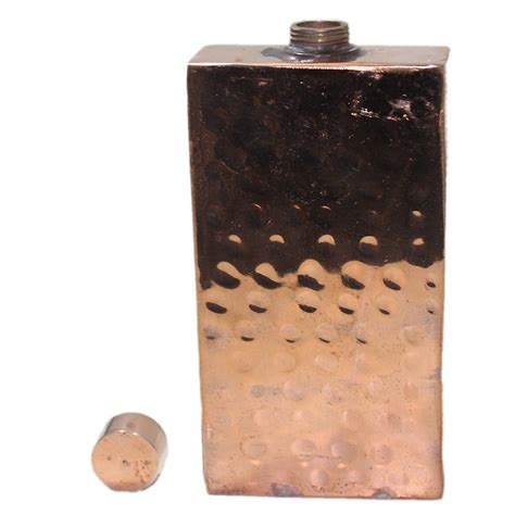 Copper Hand Hammered 8 Ounce Hip Flask Flasks