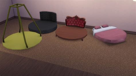 Sims 4 Round Bed Cc And Mods All Free Fandomspot Images And Photos Finder
