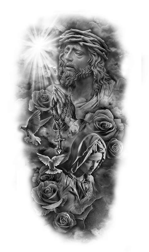 Pin By Alzira Mattos On Religioso Tattoo Sleeve Men Religious Tattoo