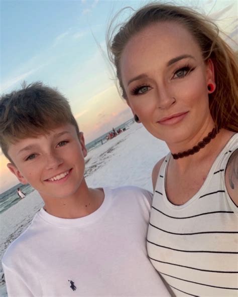 teen mom og star maci bookout s son 13 looks grown up in selfie