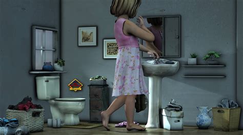 mini gts girl in bathroom by allogagan on deviantart