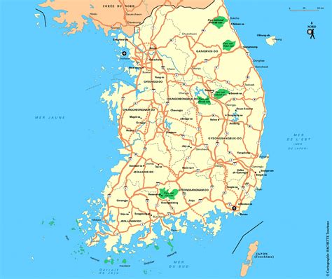 Carte Corée du Sud Plan Corée du Sud Routard com