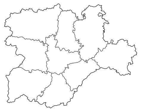 Mapa De Castilla Y León Mapas Mapa De España Ciencias Sociales