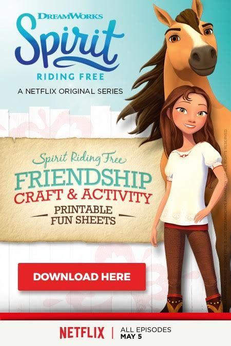 Spirit Riding Free From Netflix And Dreamworks Animation Craft Package With Friendship
