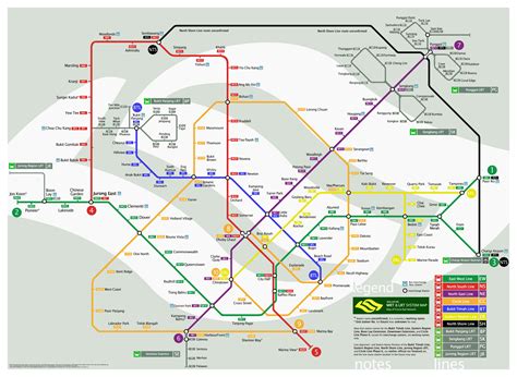 Singapore Future Railway System Map Singapore • Mappery