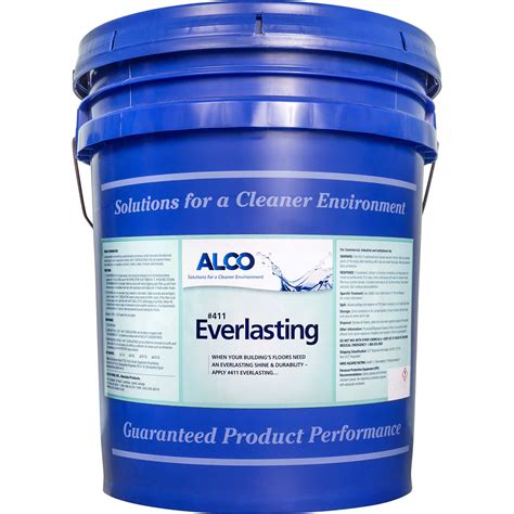 Alco Everlasting High Speed Premium Floor Finish 5 Gal Alco Chem Inc