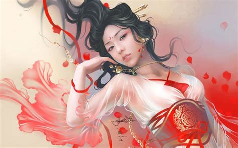 Women Asian Art Wallpapers Wallpaper Cave
