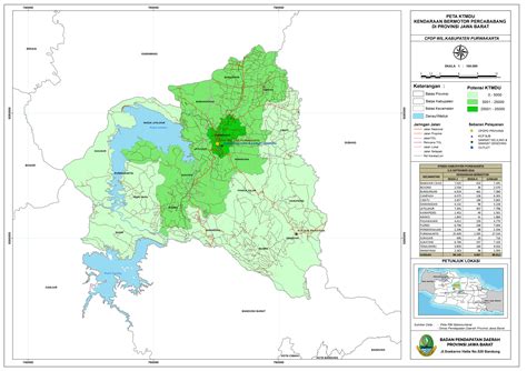 Peta Administrasi Kabupaten Purwakarta