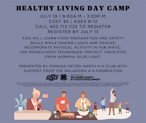 Healthy Living Day Camp Kerr Center
