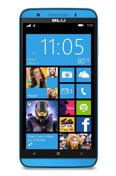 Blu Win Hd Lte 50 X150q Unlocked Gsm 4g Lte Dual Sim Windows Phone