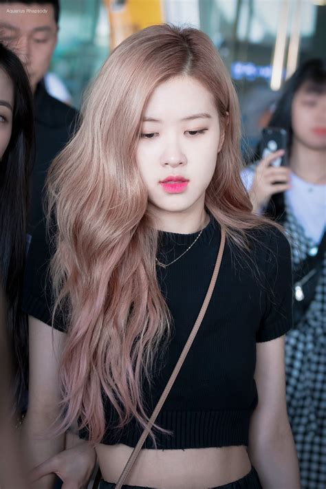 30 Rose Hair Color Blackpink Fashion Style