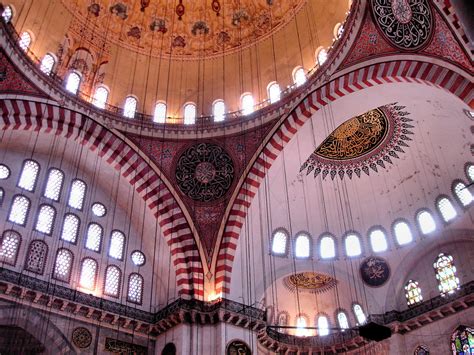 Dome And Semi Domes Of Süleymaniye Camii Mosque In Istanbul Turkey