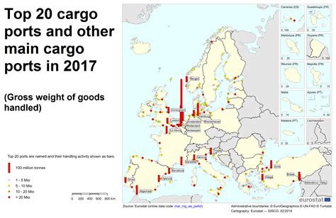 Top Cargo Ports In 2017 Products Eurostat News Eurostat