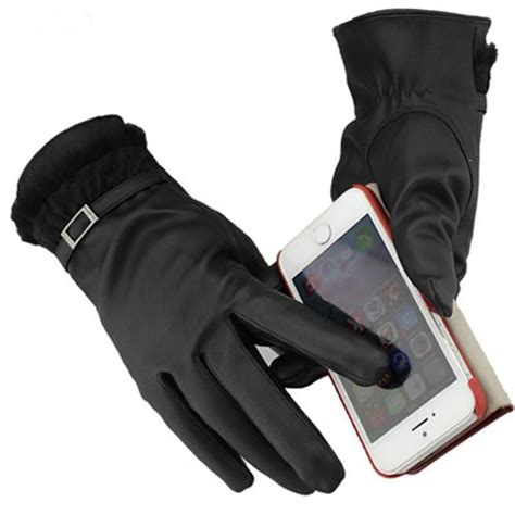 Touch Screen Girl Gloves Leather Gloves Leather Gloves Women Touch