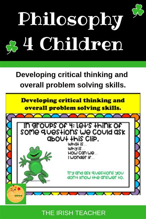 Philosophy 4 Children P4c Critical Thinking Problem Solving Skills