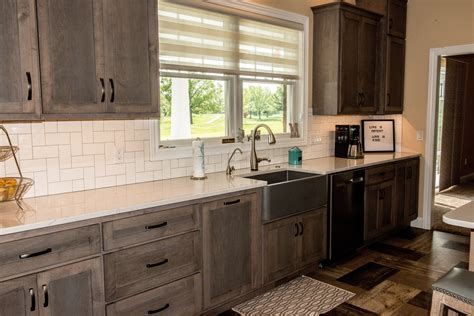 Kitchen remodeling can be a viable investment especially for those who either wanted to show off the beauty of their home or known for being one of the most versatile kitchen cabinet styles, a shaker door is a great choice for those who find it. Shaker style maple cabinets in a custom grey stain ...