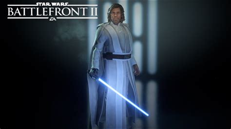 Star Wars Battlefront 2 Old Luke Skywalker Skin Mod Youtube