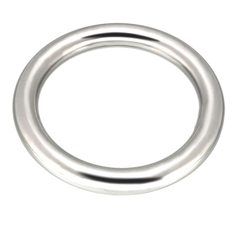 Multi Purpose Metal O Ring Buckle Welded 80x60x10mm Fordiy Accessory