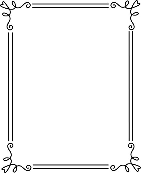 Simple Fancy Borders Clipart Library Clip Art Library