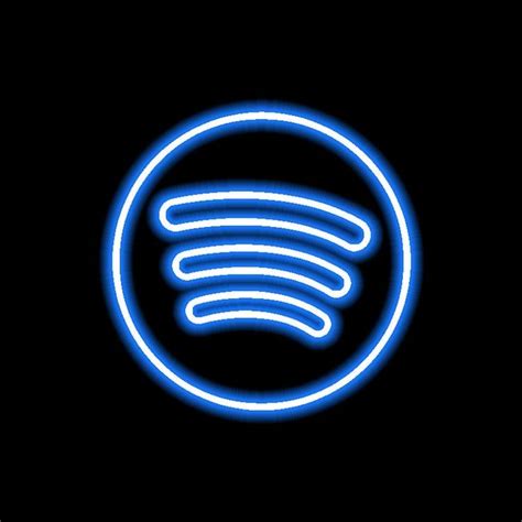 Spotify Blue Light App Neon Light App