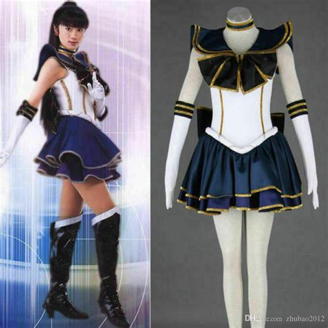 Sailor Moon Pluto Cosplay Uniform Costume Cosplay Dress Custom Made