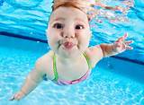 Images of Swim Training Babies