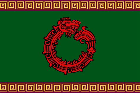 Flag Of The Aztec Empire By Arthurdrakoni Banderas Del Mundo Imperio