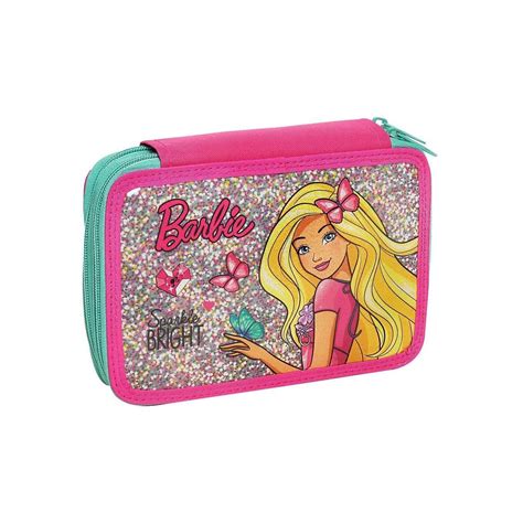 Gim Double Pencil Case Barbie Sparkle 349 57100 Toys Shopgr