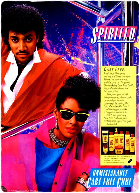 4c hair has the tightest curls of all hair patterns, with hairs forming tight s shapes. Care Free Curl ~ Hair Care Adverts 1981-1989 | Retro Musings