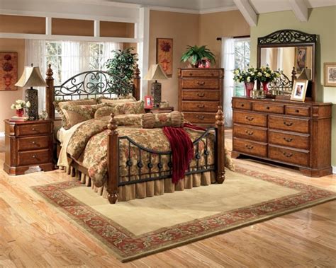The bed is very high, which i like, but may not suit everyone. Wyatt Traditional Brown Cherry Wood 2pc Bedroom Set W ...
