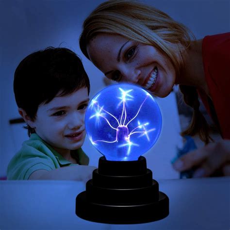 Mangsen Blue Light Plasma Ball Magic Touch Sensitive 3 Inch Usbbattery