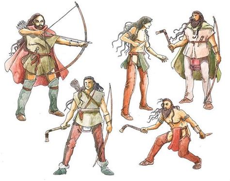 Sketches Of Bell Beakeryamnaya Warriors Miguel Santos Rindoeuropean
