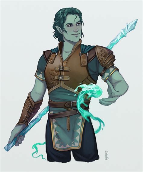 Water Genasi Racespecies Dungeons And Dragons 5e Statblocks